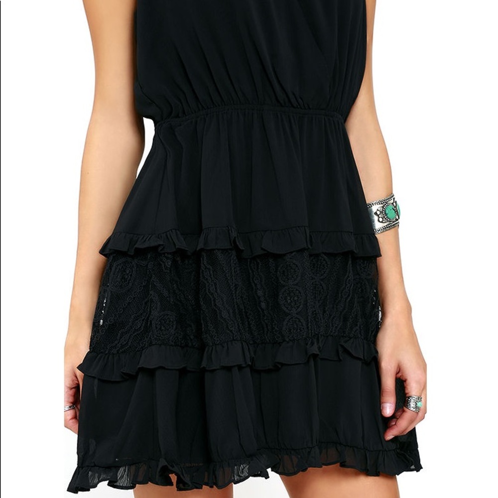 BLACK LACE DRESS - Picture 4 of 6
